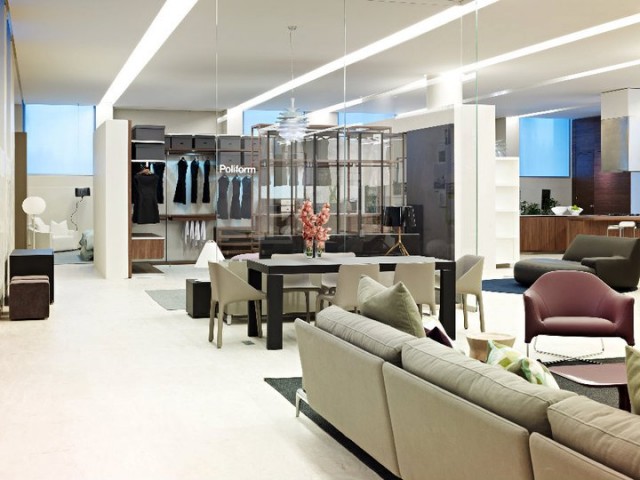 Gallery Design, the first multi-brand showroom and retail space in the Middle East. Opened in Riyadh, Saudi Arabia in March 2011.