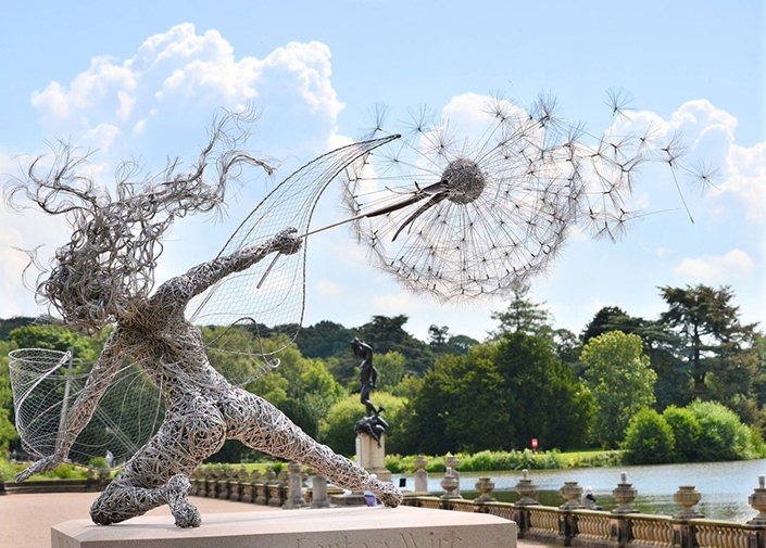 Fantasy-Wire-Fairies-Sculptures-by-Robin-Wight