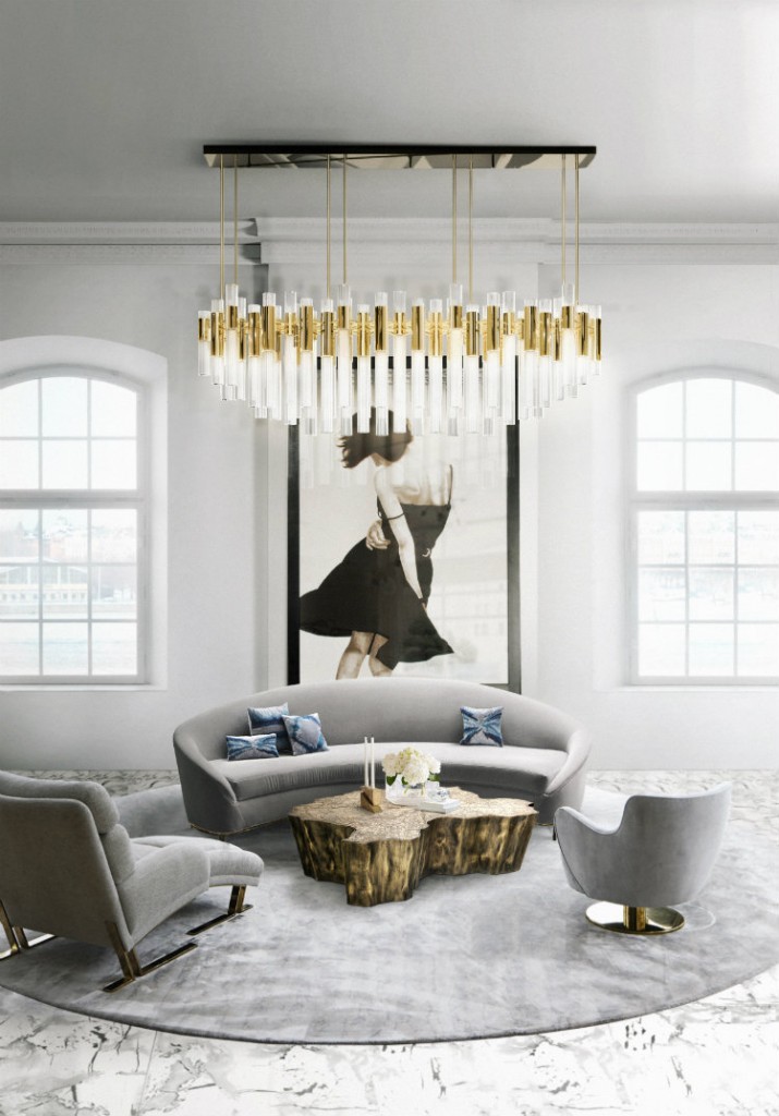 10 Modern Suspension Lamps for a luxury living room
